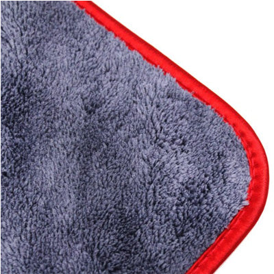 16 x 16 in. 500 GSM Ultra-Plush Edgeless Steel Gray Microfiber Towels –  Superior Image Car Wash Supplies