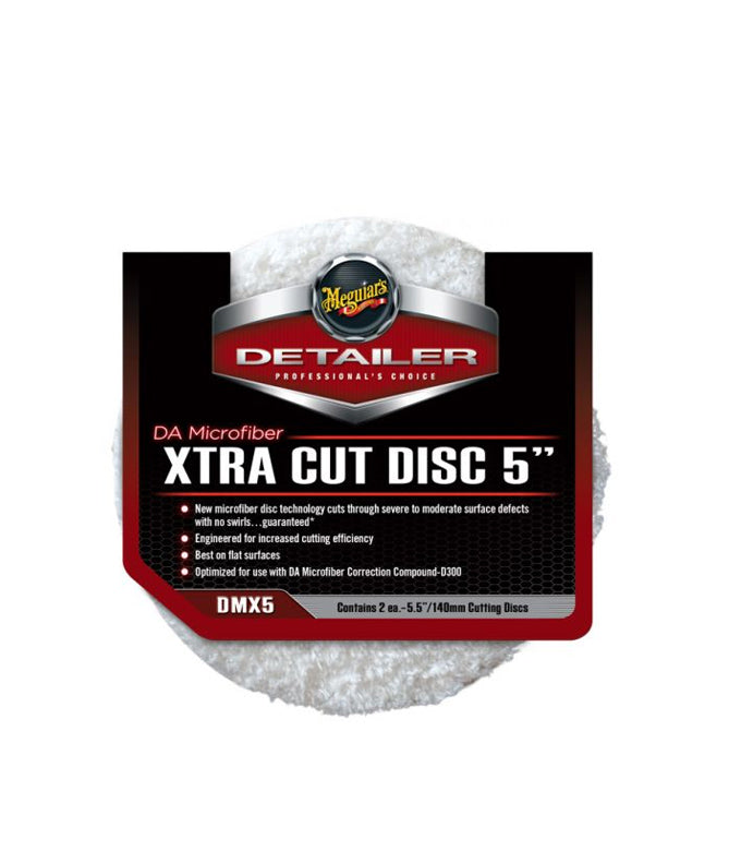 Meguiar's DMX5 DA Microfiber Xtra Cut Disc - 5 inch (2-pack)