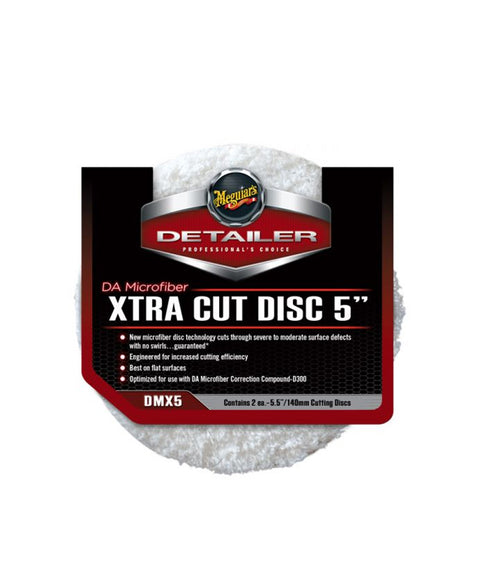 Meguiar's DMX5 DA Microfiber Xtra Cut Disc - 5 inch (2-pack)