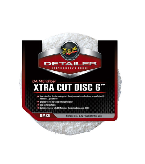 Meguiar's DMX6 DA Microfiber Xtra Cut Disc - 6 inch (2-pack)
